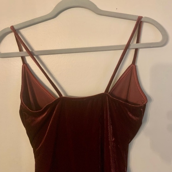 WINDSOR  velvet dreams asymmetrical mini dress NWT - Picture 6 of 7